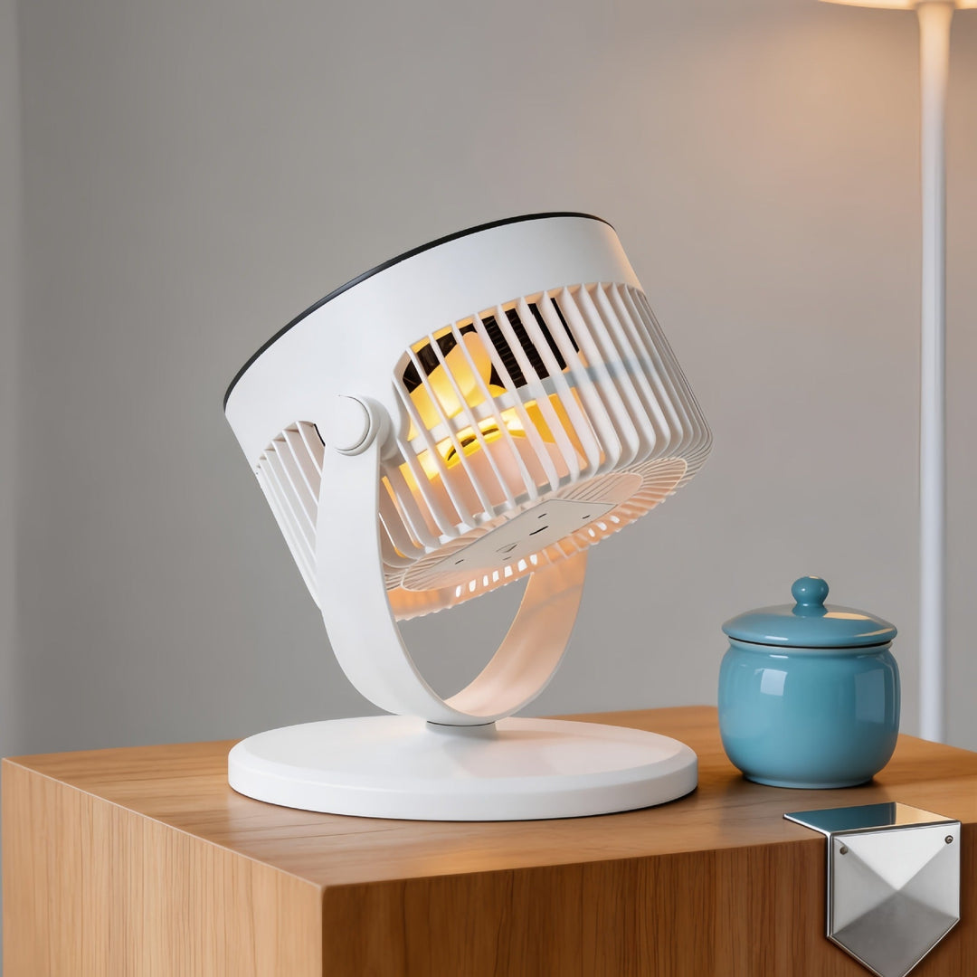 Women Portable Fan with Integrated LED Light Kalsten