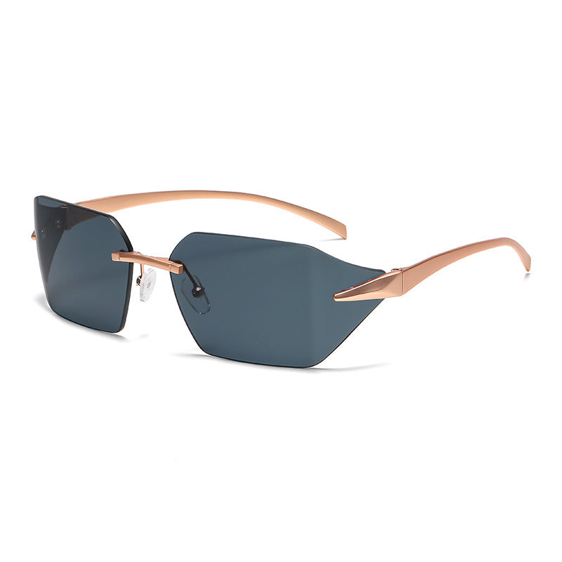 Women's fashion square sunglasses with embellished metal frame Kalsten