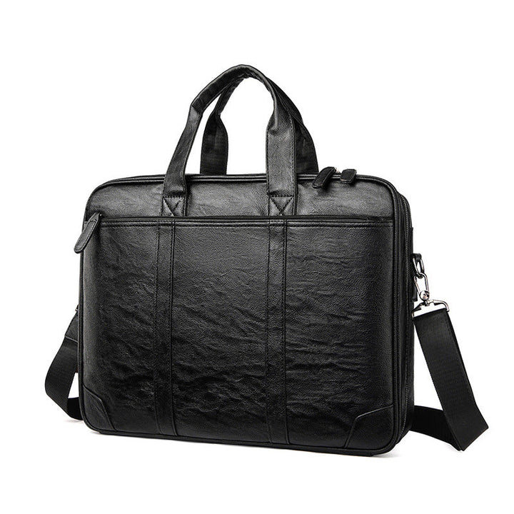 Classic Leather Business Laptop Briefcase kalsten