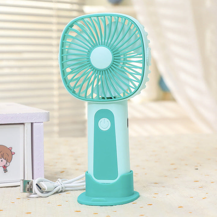 Women's Portable USB Hand Fan with Adjustable Tilt Angle Kalsten