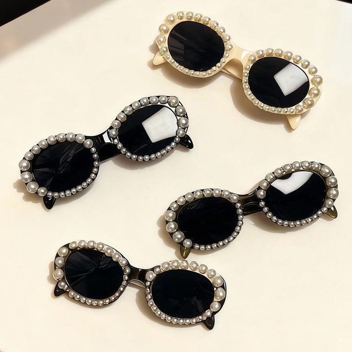 Decorative Pearl Frame Sunglasses Kalsten