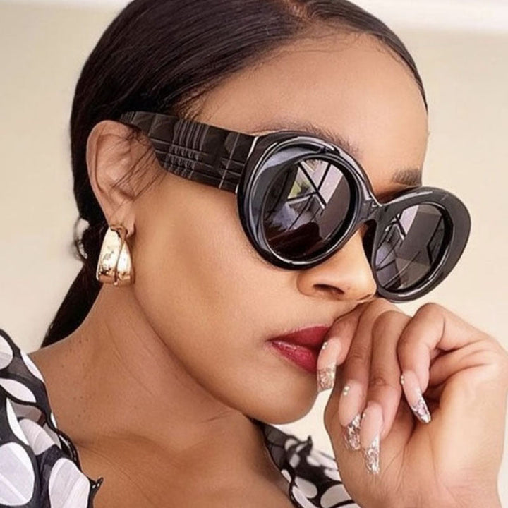 Women's extravagant sunglasses with creative frame design and protective UV filter Kalsten