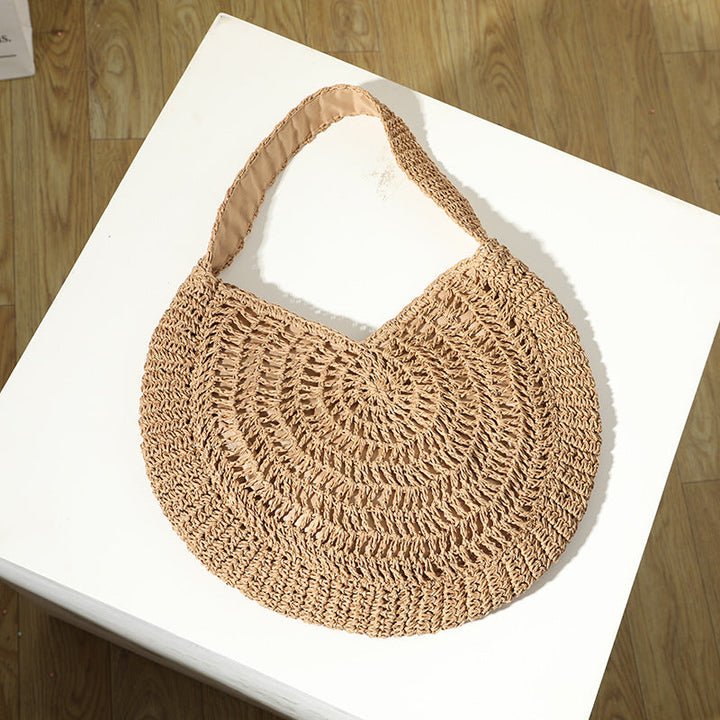 Crocheted Beach Bag in Artistic Spiral Design Kalsten