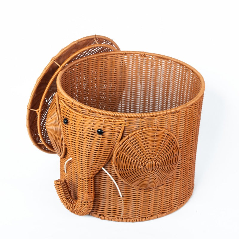 Women Playful Elephant Basket Kalsten