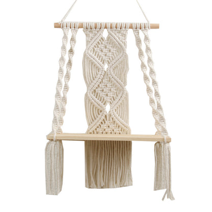 Decorative Macramé Swing Shelf Acalora