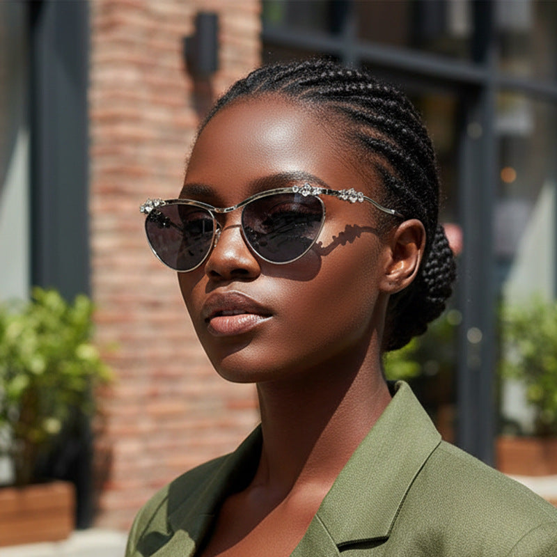 Ladies Designer Sunglasses with Sparkling Details Kalsten
