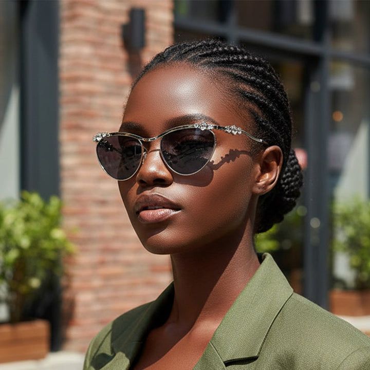 Ladies Designer Sunglasses with Sparkling Details Kalsten