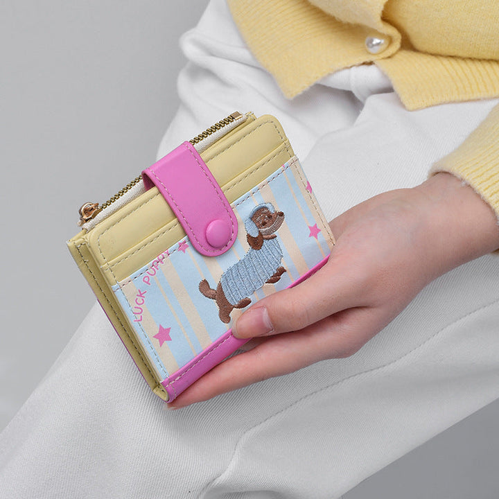 Cute Animal-Themed Zippered Coin Purse Kalsten