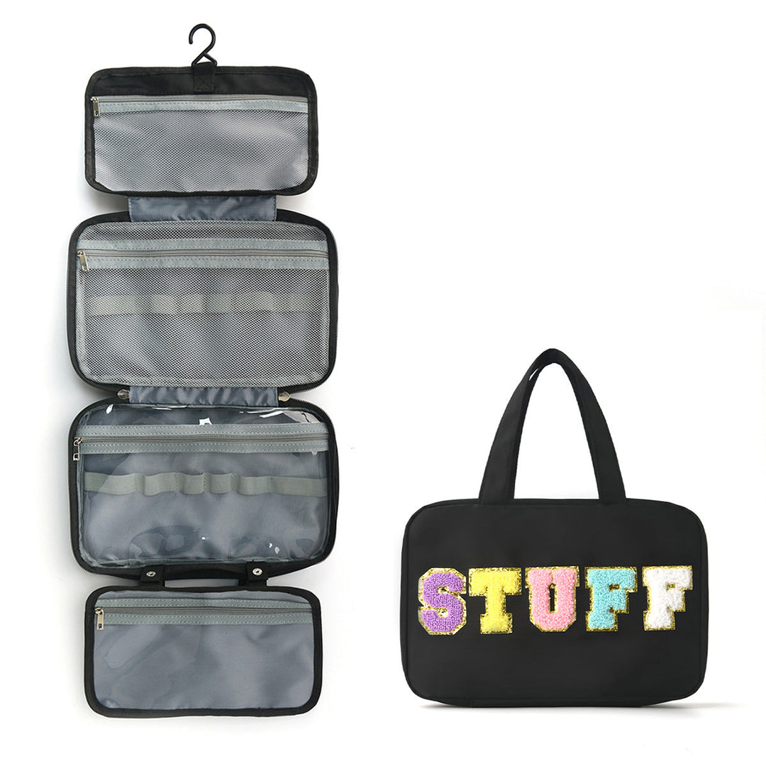 Multifunctional Cosmetic Organizer Bag with Hanging Design Kalsten