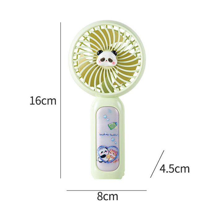 Women Portable Mini Hand Fan with Cute Panda Design Kalsten