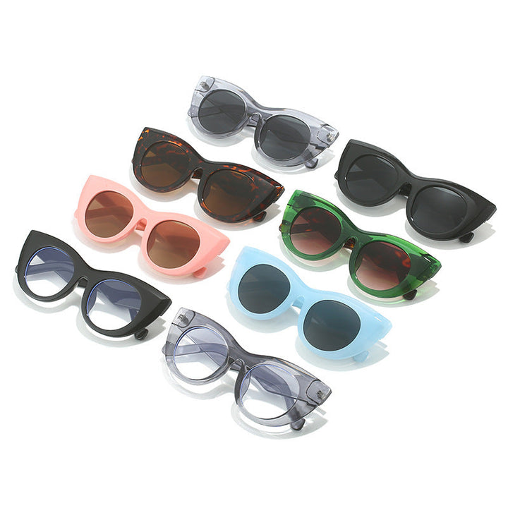 Ladies Cat-Eye Sunglasses with Wide Frame and UV Protection Kalsten