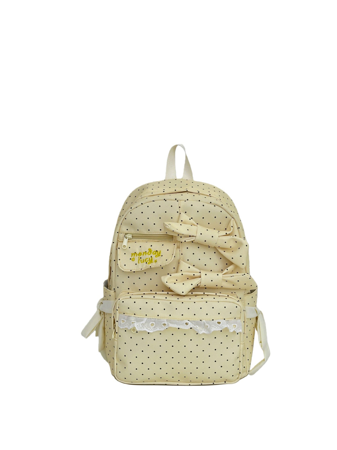 Adorable Polka Dot Bow School Backpack Kalsten