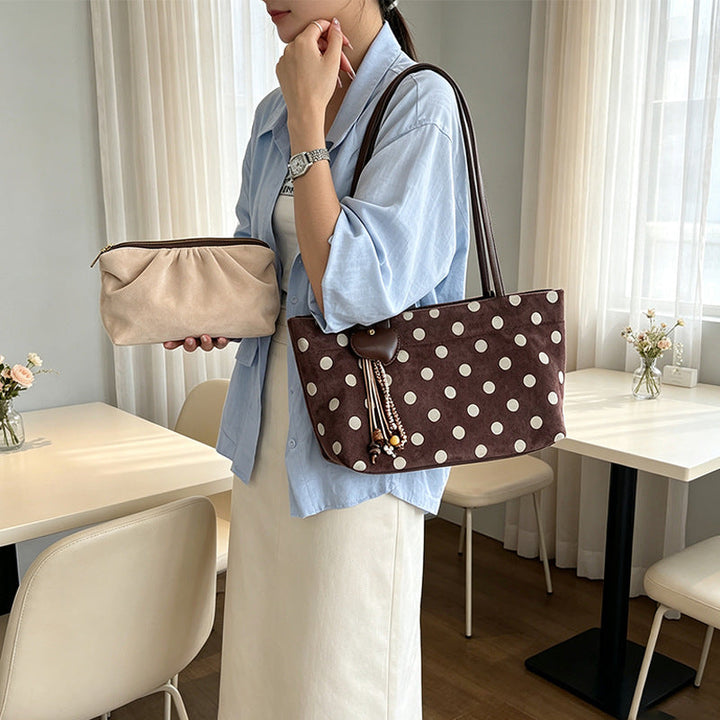 Suede Shoulder Tote Bag Kalsten