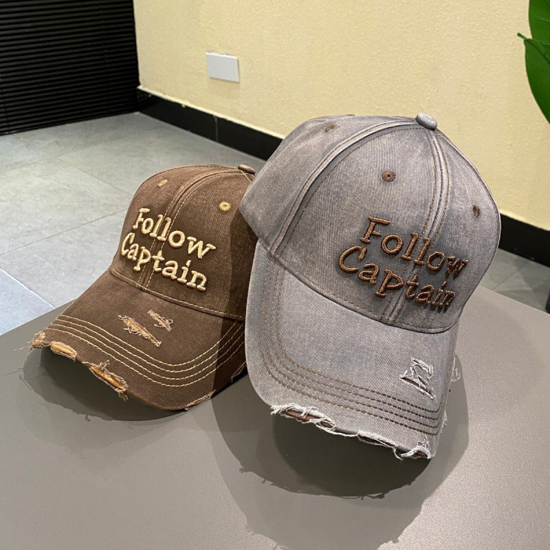 Men's Distressed Vintage Baseball Cap Kalsten