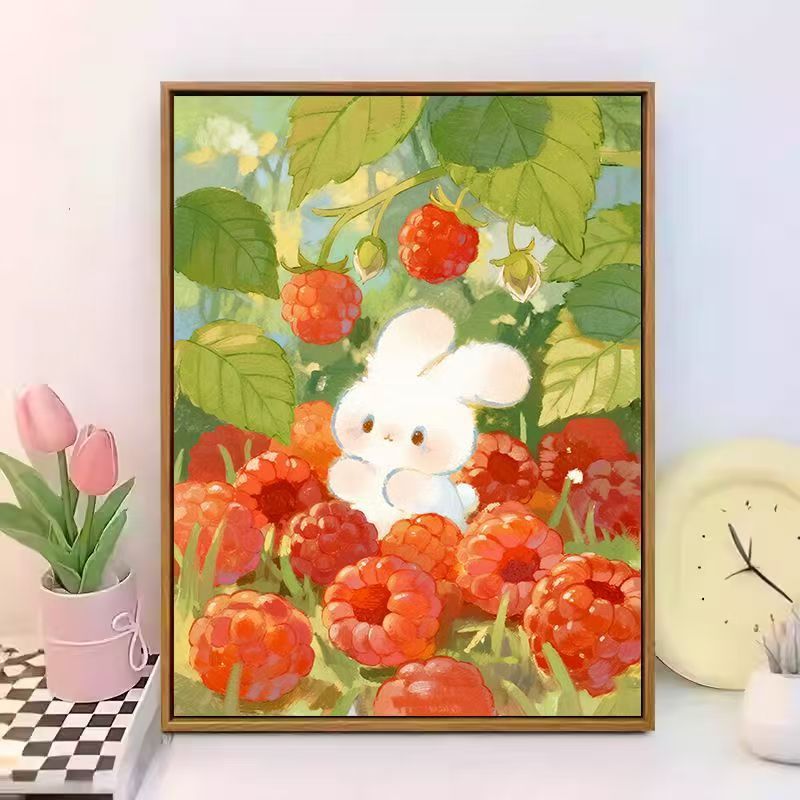 Cute Bunny-Themed Canvas Wall Art Kalsten