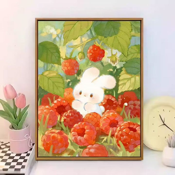 Cute Bunny-Themed Canvas Wall Art Kalsten