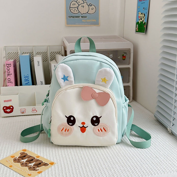 Girls' Cute Bunny-Themed Mini School Backpack