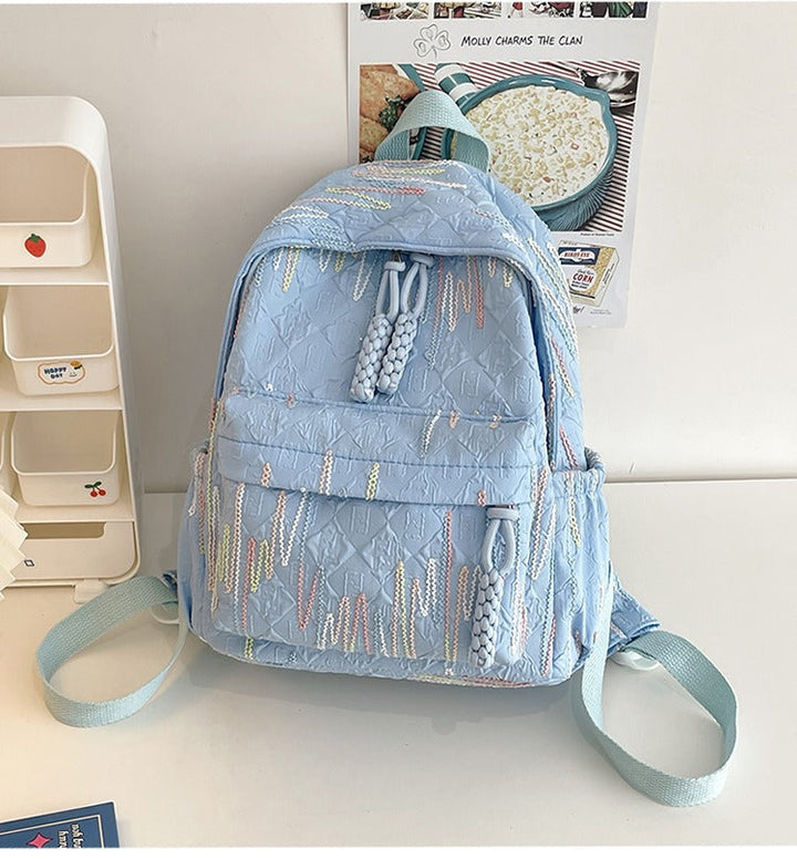 Trendy Textured Backpack Kalsten