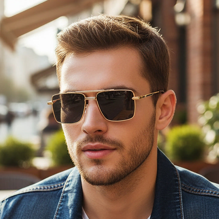 Ladies futuristic square sunglasses Kalsten