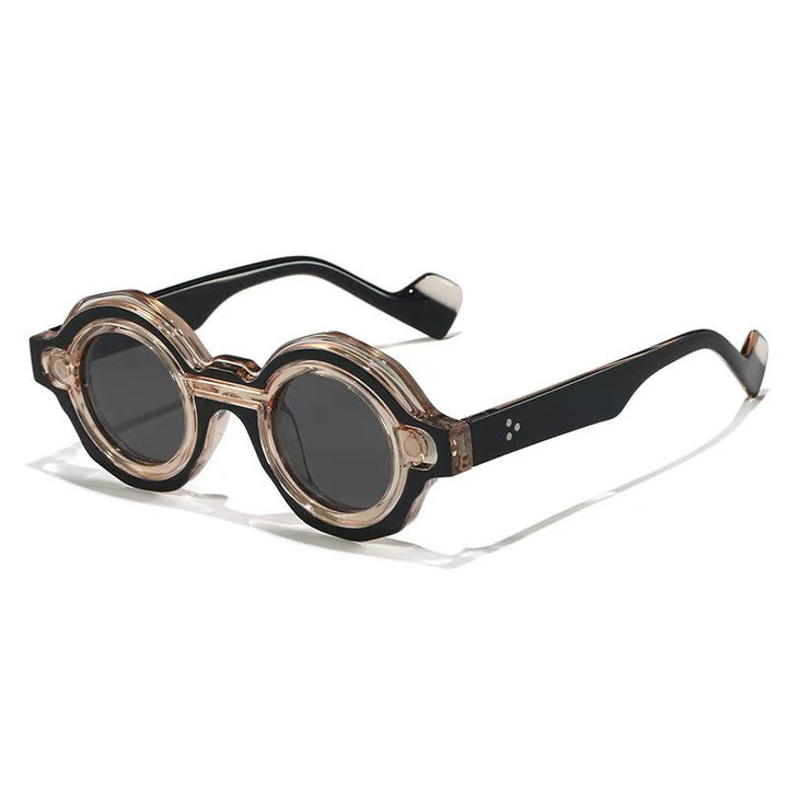 Ladies fashionable sunglasses with unique round design Kalsten