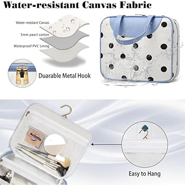 Versatile cosmetic organizer bag with detachable compartment Kalsten