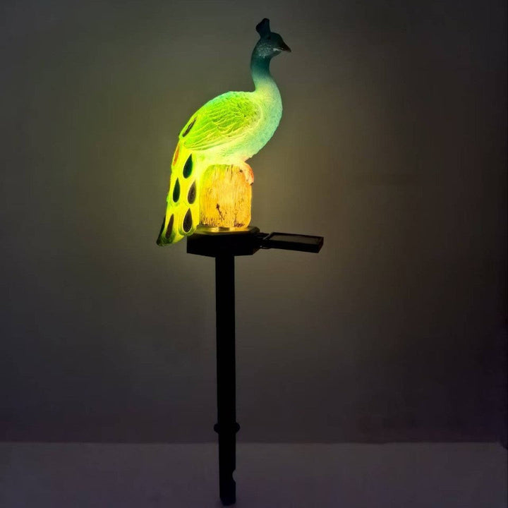 Whimsical Solar-Powered Squirrel Garden Stake Light With Integrated Solar Panel And Warm LED Glow Kalsten