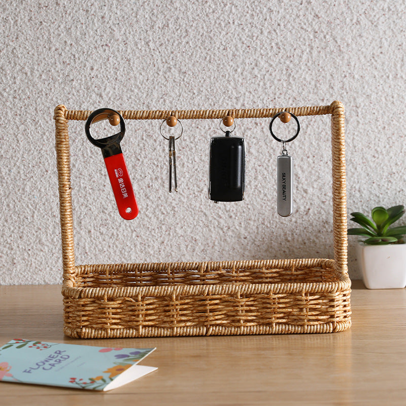 Unisex Versatile Storage Basket with Hooks Kalsten