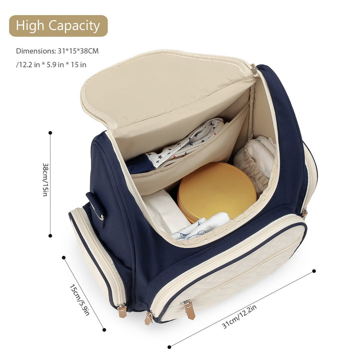 Stylish wrap backpack with multiple compartments Kalsten