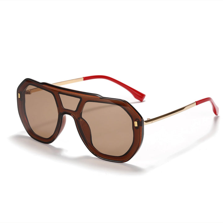 Women oversized geometric sunglasses with elegant frame Kalsten