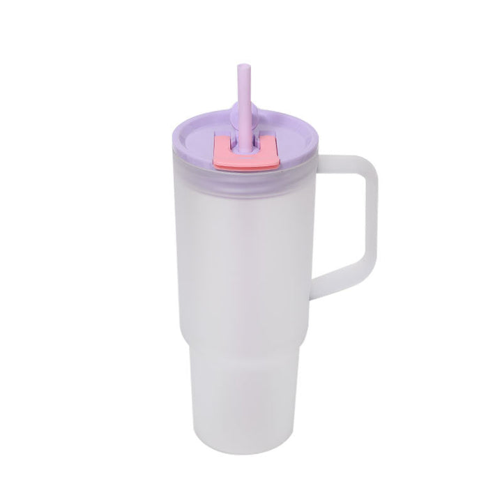 Unisex High-Quality Insulated Mug with Handle and Straw Kalsten