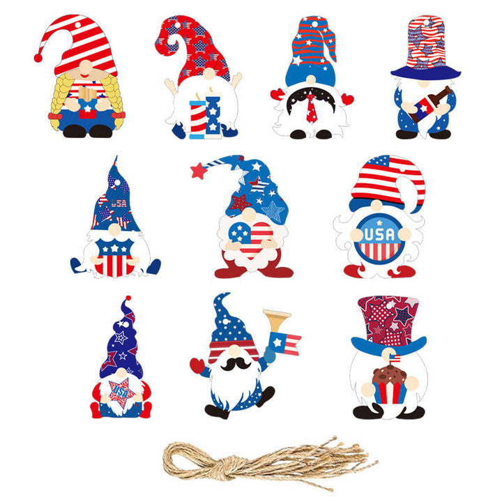 Unisex nan novelty patriotic party glasses assortment with themed foam toppers and mixed star and heart lens shapes Kalsten