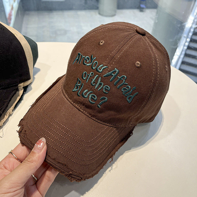 Women's Vintage-Inspired Embroidered Cap Kalsten