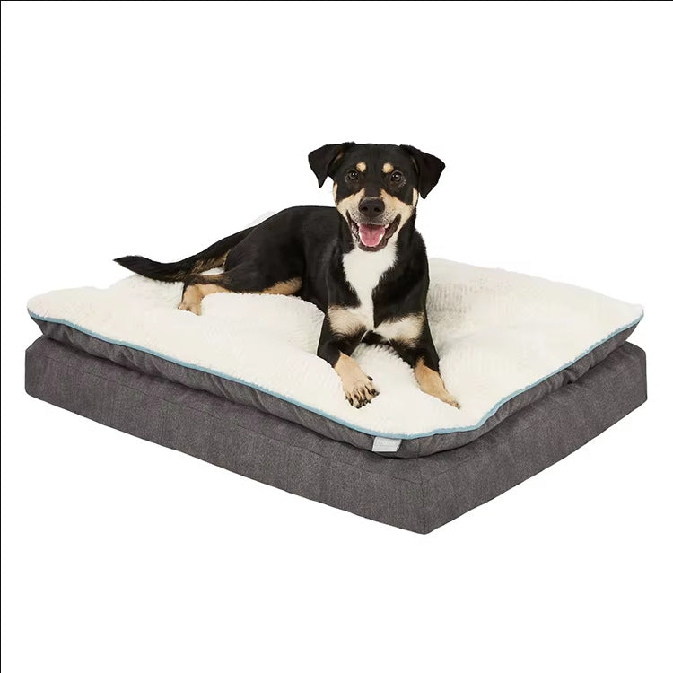 Memory Foam Dog Bed with Anti-Slip Base