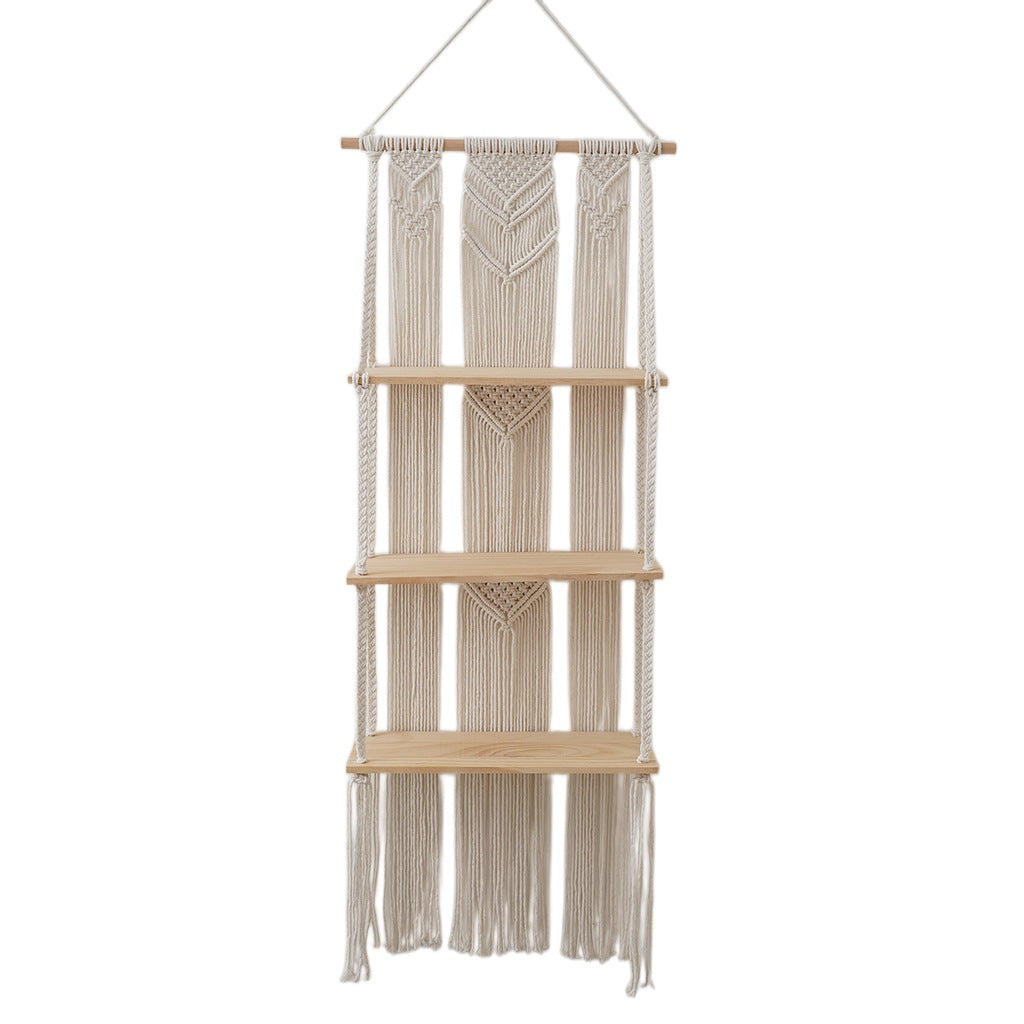Macramé Wall Hanging Shelf Acalora