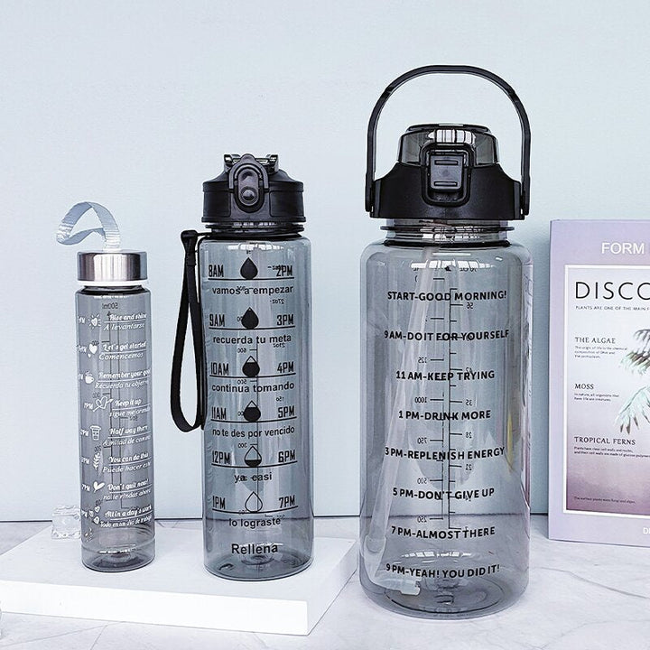 Women's Water Bottle with Motivational Print Kalsten
