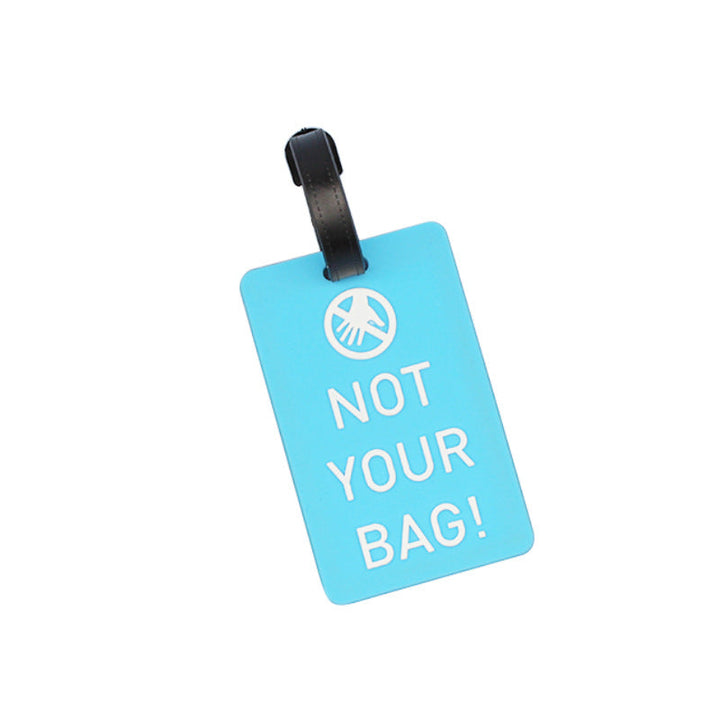 Unisex Luggage Tag with Humorous Statement Kalsten