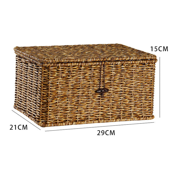 Handcrafted Wicker Storage Chest Kalsten