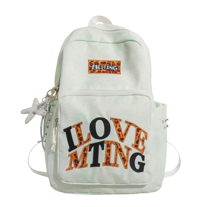 Trendy Graphic Embroidered Backpack Kalsten