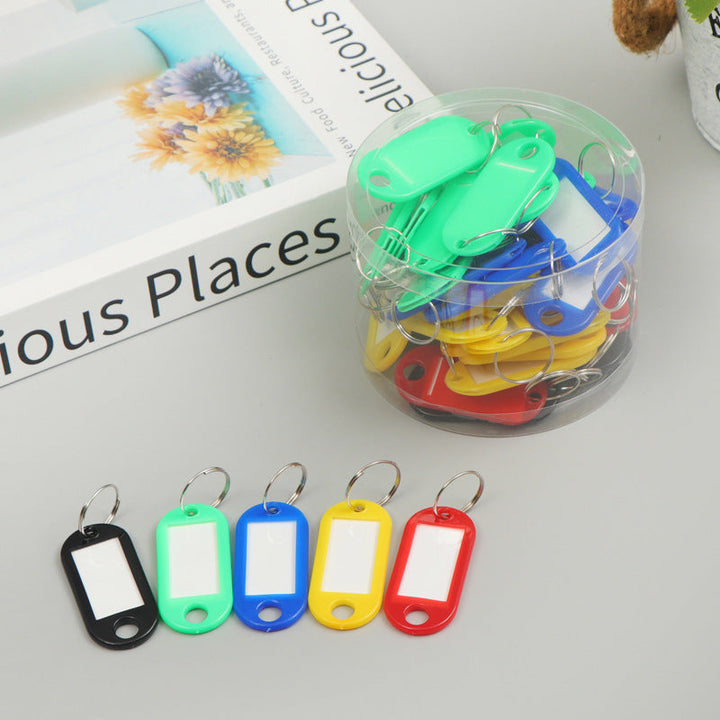 Unisex Labels Keychain with Writable Area Kalsten