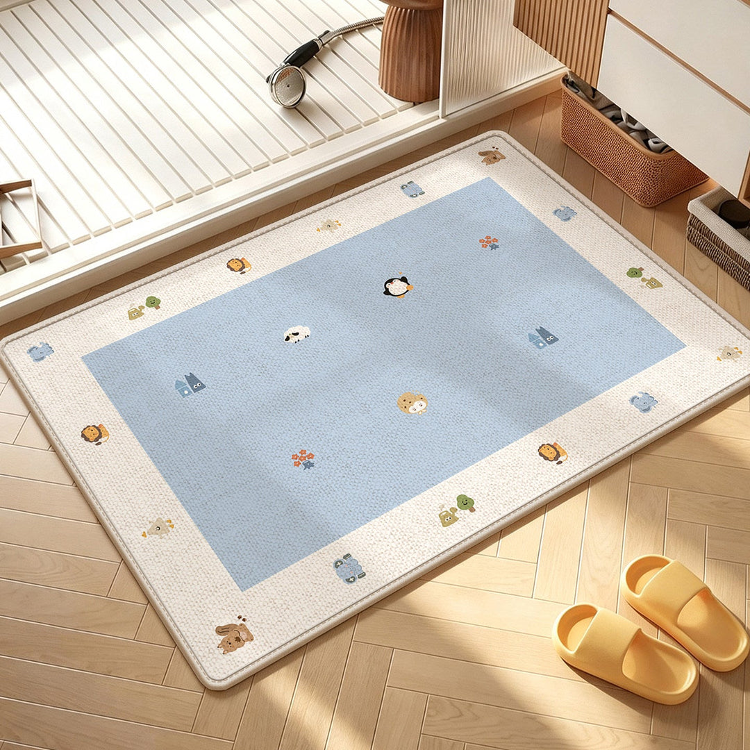 Fun Dot-Patterned Non-Slip Bathroom Mat Kalsten