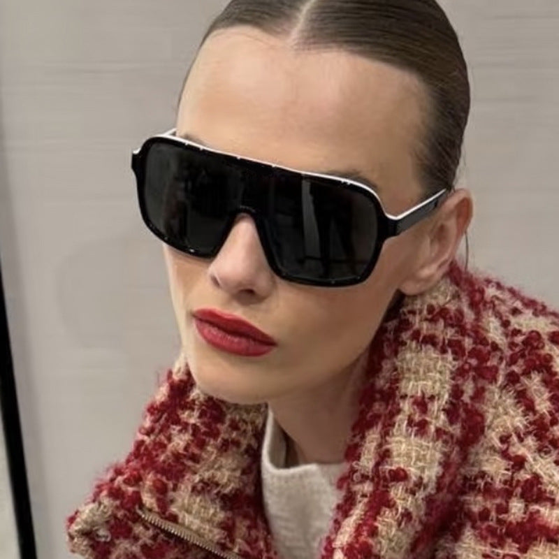 Women oversized sunglasses with wide frame Kalsten