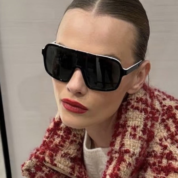 Women oversized sunglasses with wide frame Kalsten
