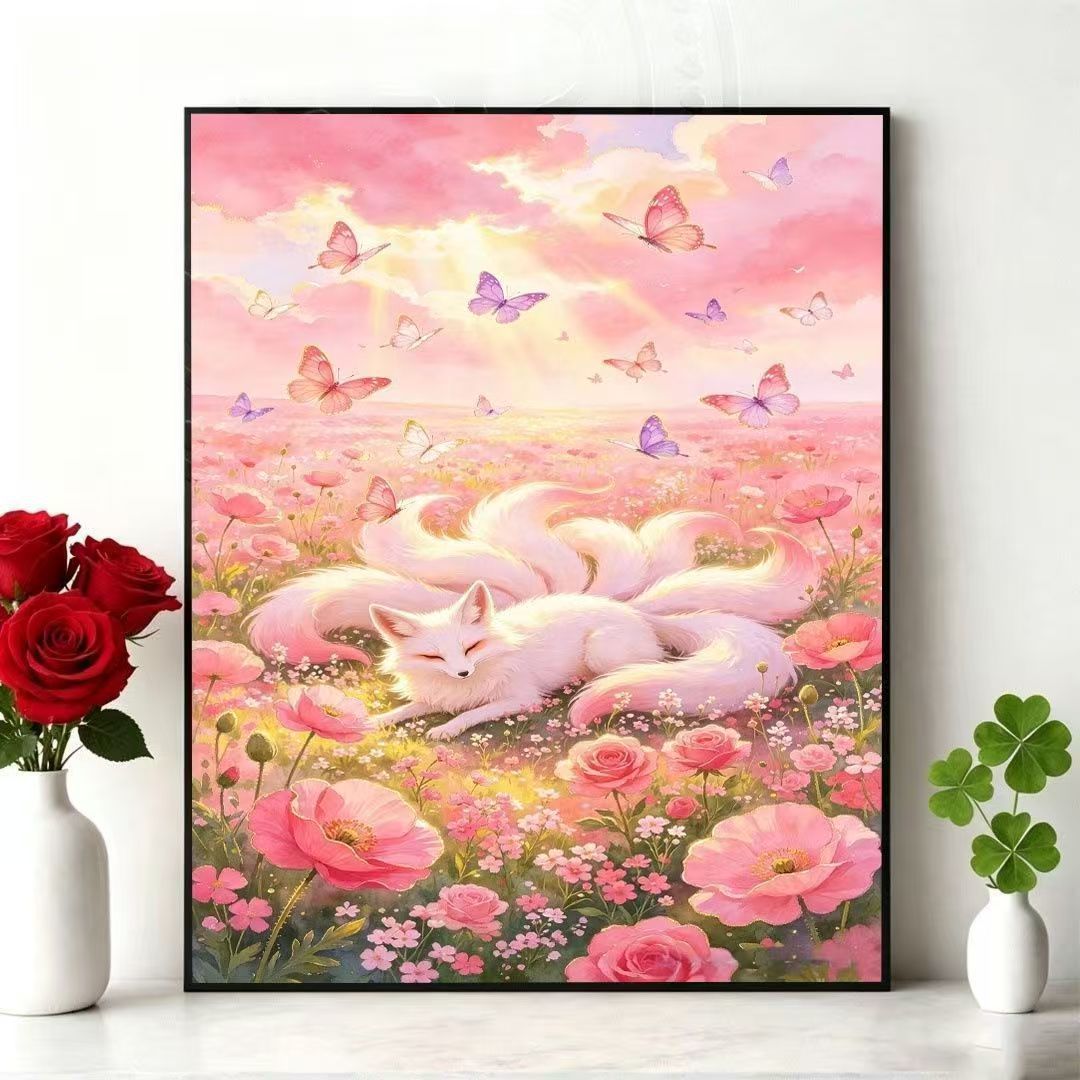 Dreamy Floral Fantasy Wall Art Kalsten