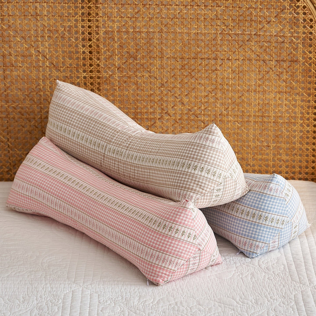Neck support roll with elegant striped design Kalsten