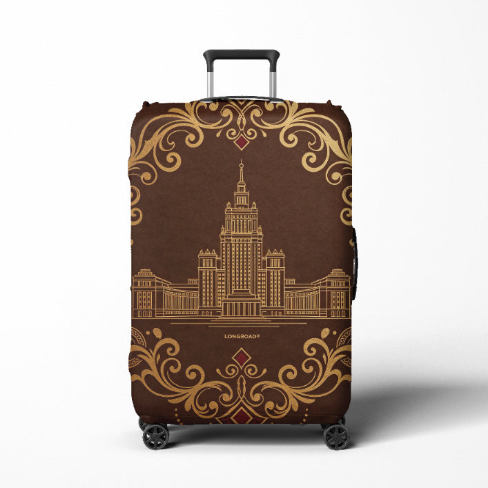 Women's Travel Trolley Kalsten  with elegant baroque pattern