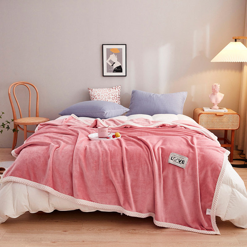 Women's Fluffy Cuddle Blanket with Playful Cloud Pattern Kalsten