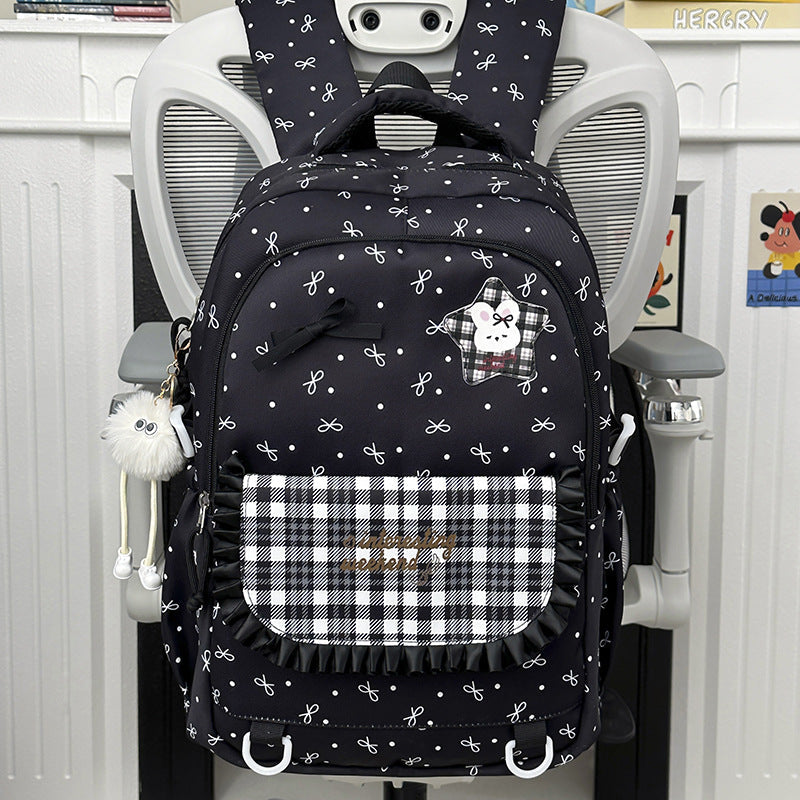 Children's Playful Themed Multi-Pocket School Backpack