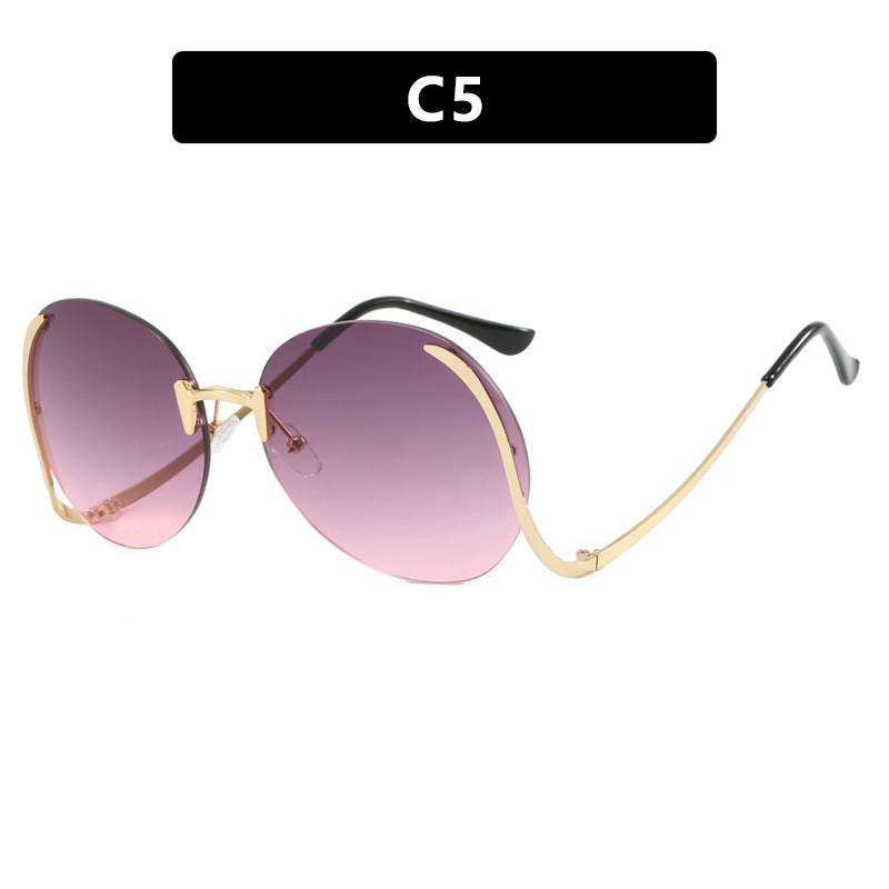 Women’s luxurious oversized sunglasses with innovative frame and UV protection Kalsten
