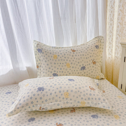 Flower Print Pillowcase Set