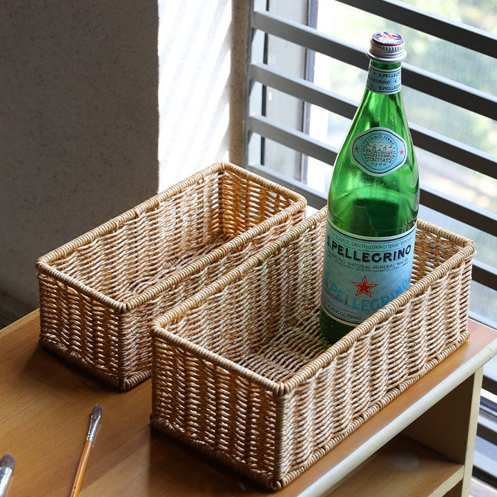 Rectangular Woven Organizer Basket Kalsten